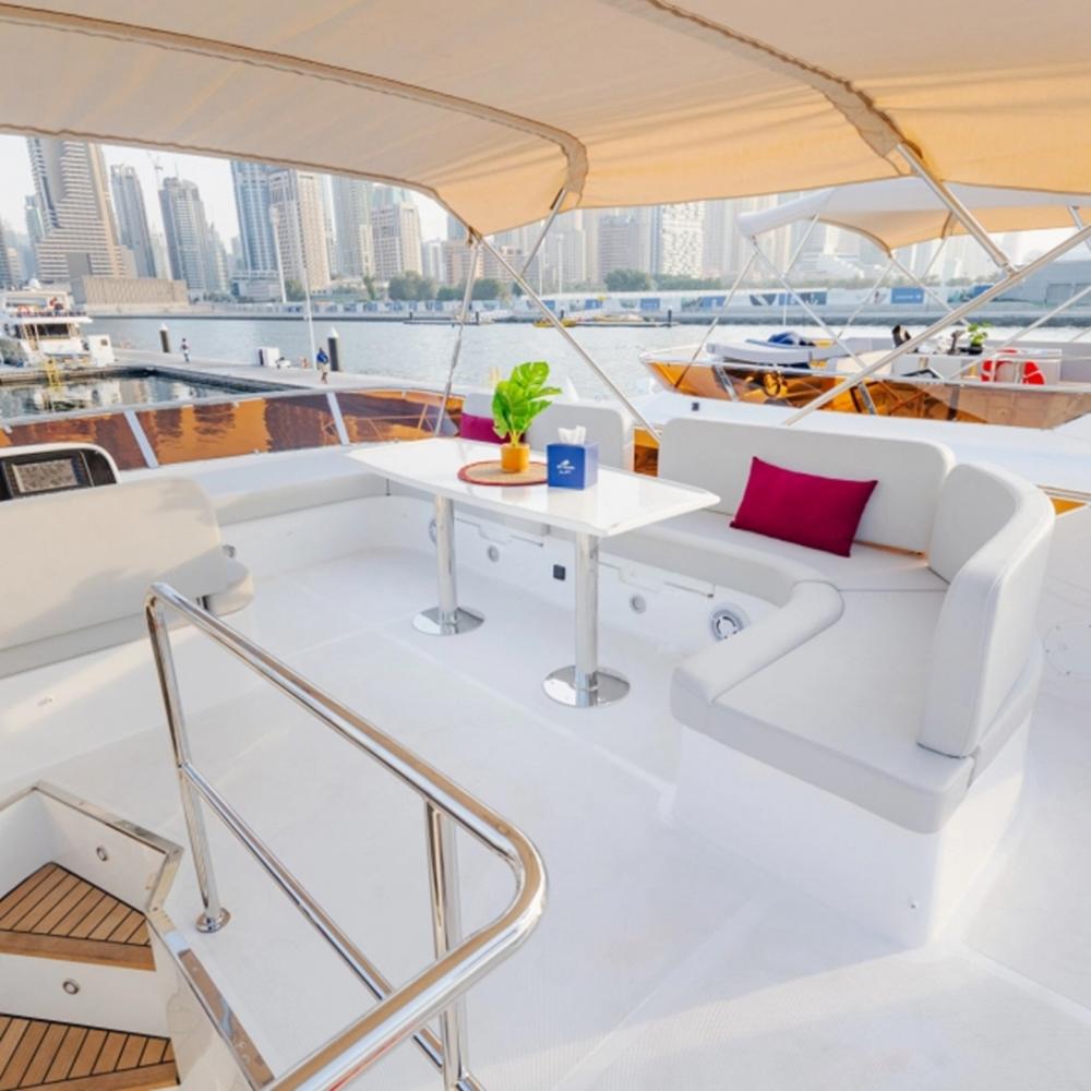 Premium Viva 52 Ft yacht rental service by 24Baba